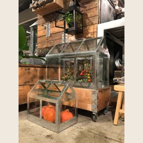 Maxi v�ksthus i galvaniseret st�l