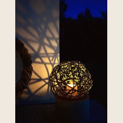 Kubu rattan dekorationskugle