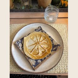 H�rservietter med m�nster, 2 stk. 