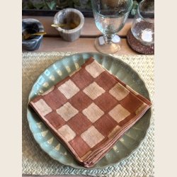 H�rservietter med m�nster, 2 stk. 