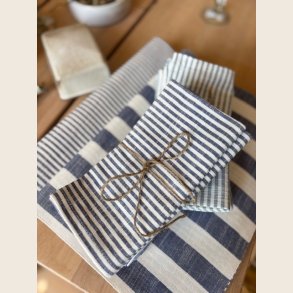 Mundserviet med striber, 4-pak