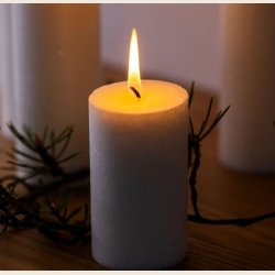 Oliven vokslys, upcyclede