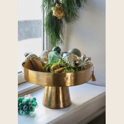 Opsats i messingfarvet aluminium