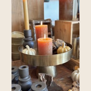 Opsats i messingfarvet aluminium