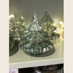 Ornamenter i glas, grn 