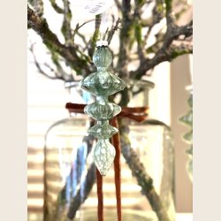 Ornamenter i glas, grn 