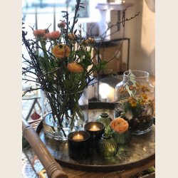 Glasvase, Pharma, 25x18 cm