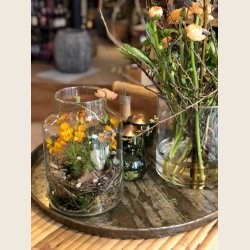 Glasvase, Pharma, 25x18 cm