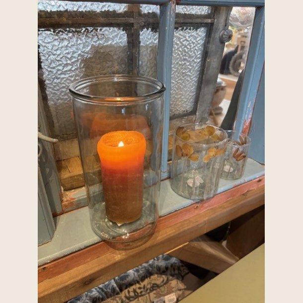 Glasvase, plain, 10x20 cm