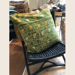 Vintage Kantha Sari puder i bomuld