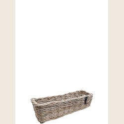 Kubu rattan fletbakke, aflang 