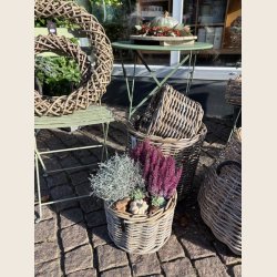 Low Rund Kubu rattan kurv