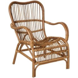Rattan l�nestol