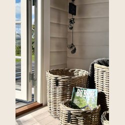 Low Rund Kubu rattan kurv