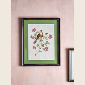 Renji print med fugl, 2 str.