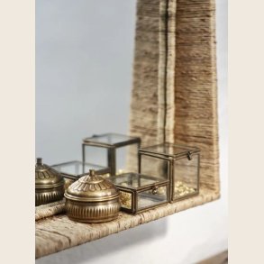 Messing krukke med l�g