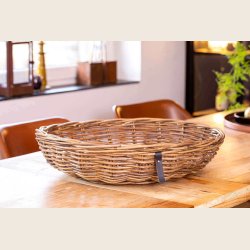 Runde Kubu rattanbakker