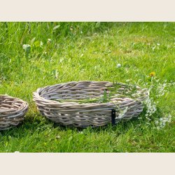 Runde Kubu rattanbakker