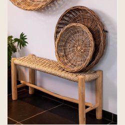 Runde Kubu rattanbakker