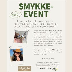 Smykke-event den 26. marts