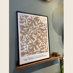 Doves &amp; Peace, 50x70 cm, print