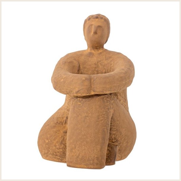 Sandhya figur i terracotta