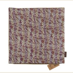 Vintage Kantha Sari silke/velour puder