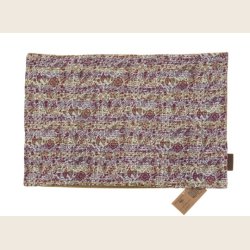 Vintage Kantha Sari silke/velour puder