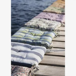 Siddehynde med bindeb�nd, 45x45 cm