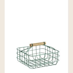 Servietholder i metal med hank