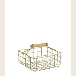 Servietholder i metal med hank