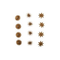 Lyskde med papirstjerner