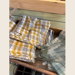 Stofserviet med tern