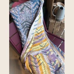 Vintage Suzani plaid