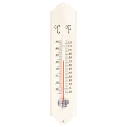 Termometer i metal, 3 ass. 
