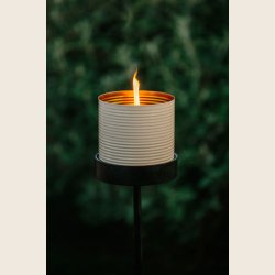 Udend�rs lys i metalkrukke, Living by Heart