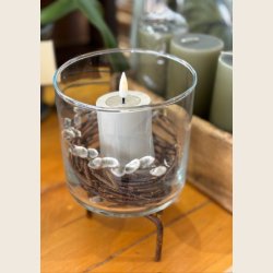 Trekantet opsats i jern