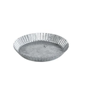 Zink fad, plisseret kant