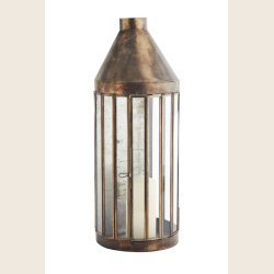 Vghngt lanterne i messinglook