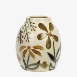 Vase med blomstermotiv