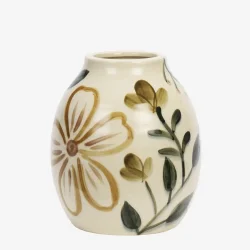 Vase med blomstermotiv