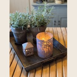 Vintage bakke i metal