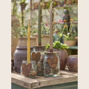 Violet hjerte i jern