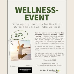 Wellness-event den 26. februar