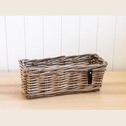 Kubu rattan fletbakke, aflang 