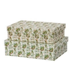 Oblong Duo Box, Savannah Sage, 2 stk. 
