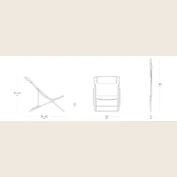 Maxitransat hvilestol med nakkepude