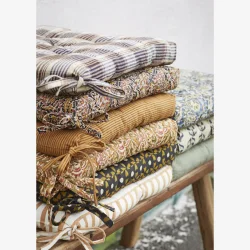 Siddehynde med bindeb�nd, 45x45 cm