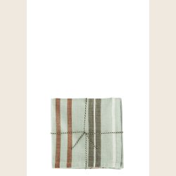 Stofserviet med striber, 4-pak