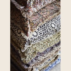 Bomuldspude med frynser